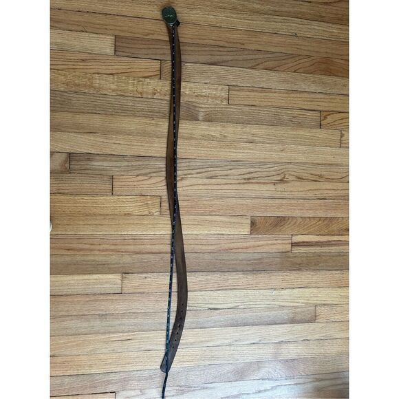 Levi’s Strauss cowboy vintage brass buckle leather belt size 42 - Picture 5 of 5